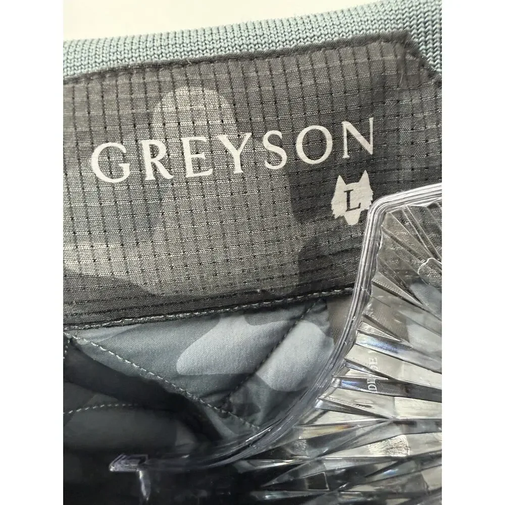 Greyson Men’s Camo Scape Yukon 1/2 Zip Hybrid Performance Jacket Size Large